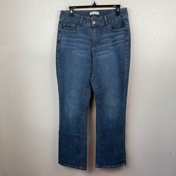 Riders by Lee Stretch Fit Boot Cut Jeans Size 12 EUC - Picture 1 of 6